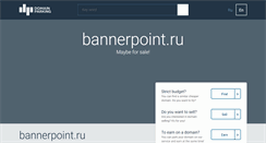 Desktop Screenshot of bannerpoint.ru
